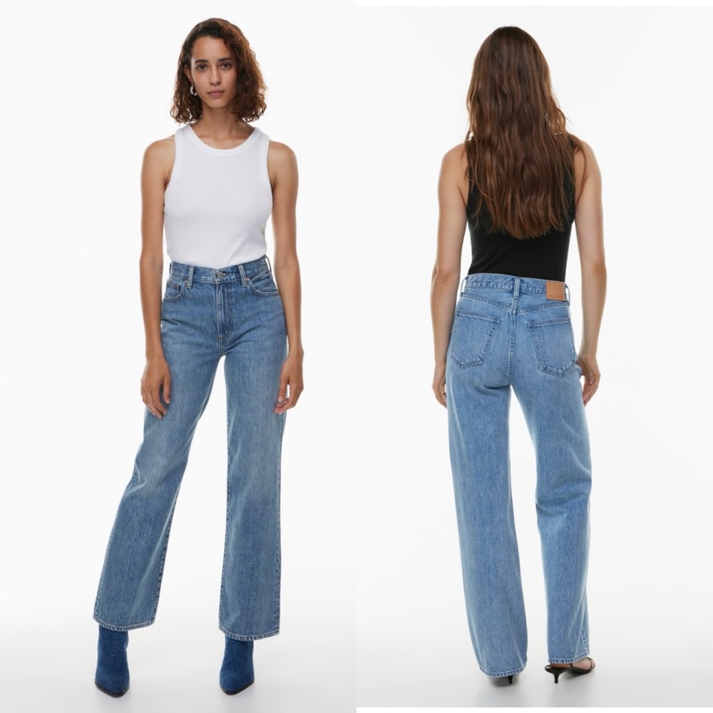 Denim Forum Farrah High Rise Wide Leg Jeans - 24 - Picture 15 of 15